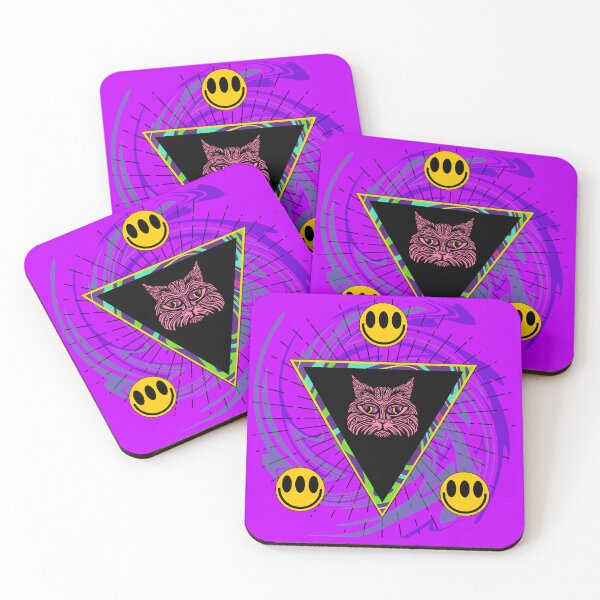 Item preview, Psychedelic - Interdimensional Meowster designed and sold by Pandemonium Art & Design.