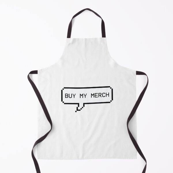Item preview, Pixel speech bubble of "Buy my merch" designed and sold by Shiraufa.