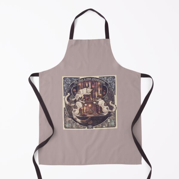 Item preview, The Altar is Your Playground | Art Nouveau Spiritual Cat Design designed and sold by ArtNouveauCats.