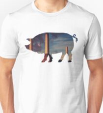 Camiseta ajustada Pink Floyd - Cerdo de animales