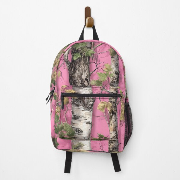 Item preview, Mossy Birch Woods on Pink Background Camo Realtree Pattern` designed and sold by meganohm.
