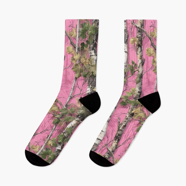 Item preview, Mossy Birch Woods on Pink Background Camo Realtree Pattern` designed and sold by meganohm.
