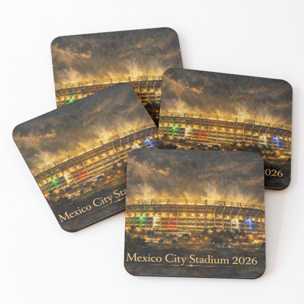 Item preview, Mexico City Stadium at Night designed and sold by BrickByDream.