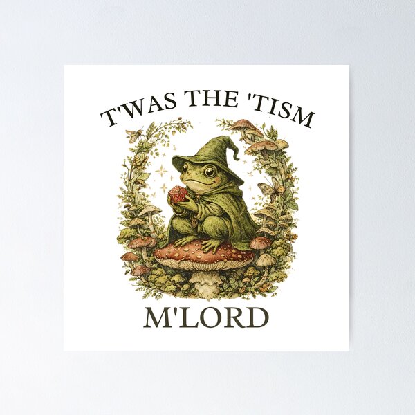 Item preview, T'was The 'Tism M'Lord designed and sold by LunaMagicStudio.