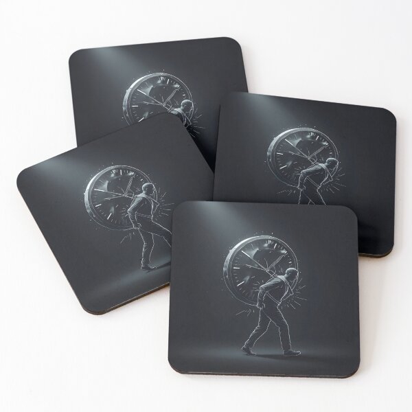 Item preview, The Weight of Time | Minimalist Dark Conceptual Art designed and sold by MouradStudio.