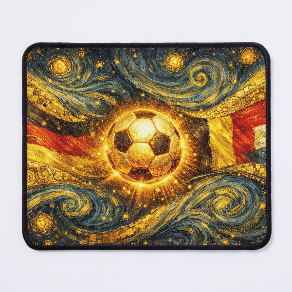 Item preview, Starry Night Football Fusion Van Gogh inspired designed and sold by BrickByDream.