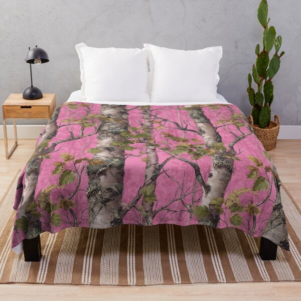 Item preview, Autumn Birch Leaves Pink Forest Pattern Camo Realtree Camouflage Mossy Oak designed and sold by meganohm.