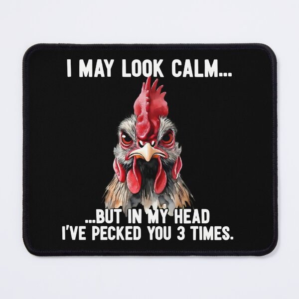 Item preview, Pecky Temper: Grumpy Rooster Sarcastic Humor Art designed and sold by TshirtsOnline-.