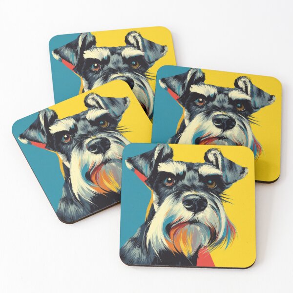 Item preview, Schnauzer on a bright background designed and sold by anytka.