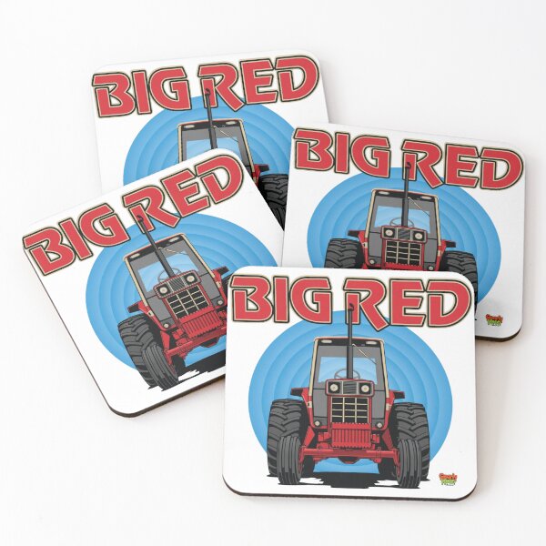 Item preview, Big Red Tractor designed and sold by GnarlyNeon.