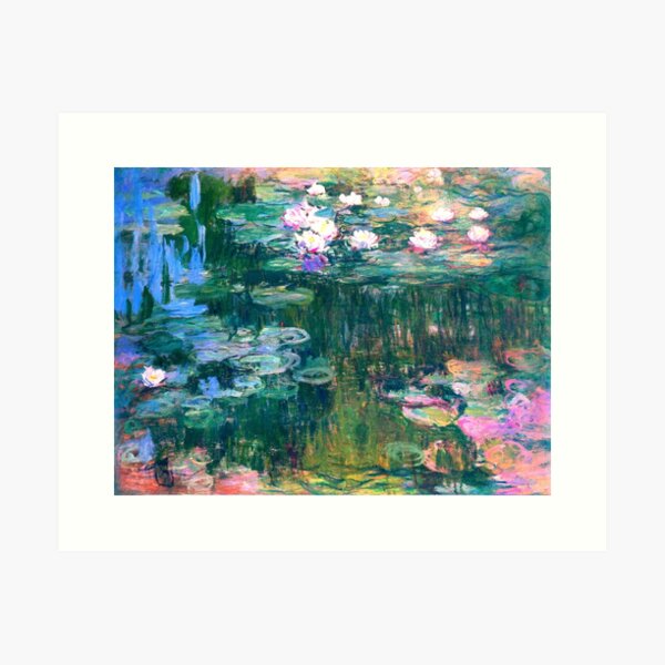 Water Lilies monet Art Print