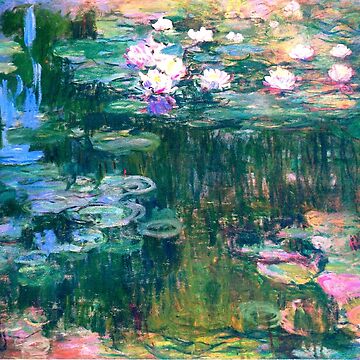Artwork thumbnail, Water Lilies monet by PureVintageLove