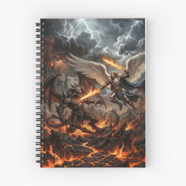 Item preview, Archangel vs. Demon – Epic Battle for Heaven and Hell designed and sold by GenesisArtis.