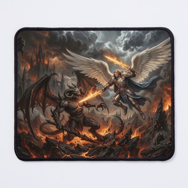 Item preview, Archangel vs. Demon – Epic Battle for Heaven and Hell designed and sold by GenesisArtis.