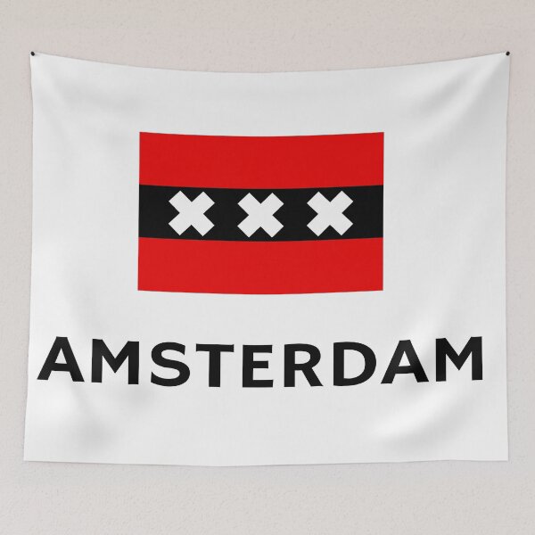 Item preview, Flag Of Amsterdam designed and sold by Inspirationmotivation.