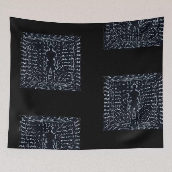Item preview, Prison of Thoughts | Overthinking Mental Health Art designed and sold by MouradStudio.