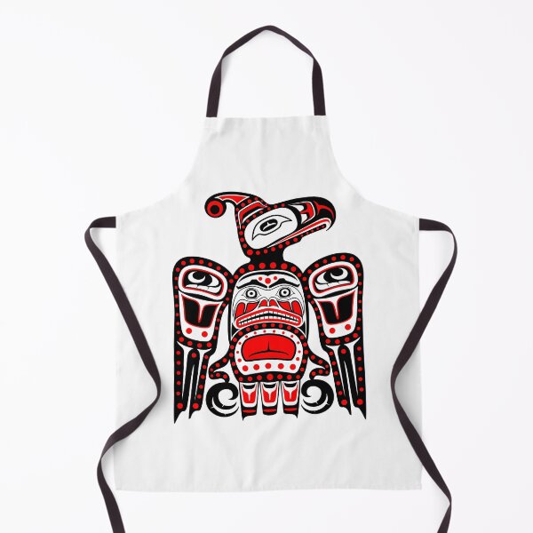 Item preview, haida  thunderbird eagle art red black designed and sold by ramwebroom.
