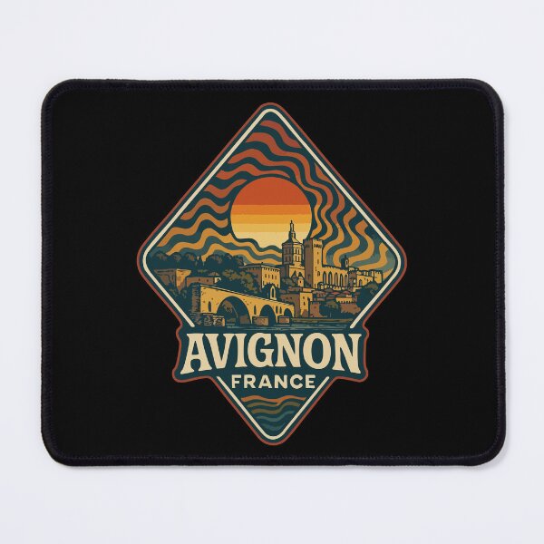 Item preview, Avignon France Trippy Art Travel designed and sold by TomFrontierArt.