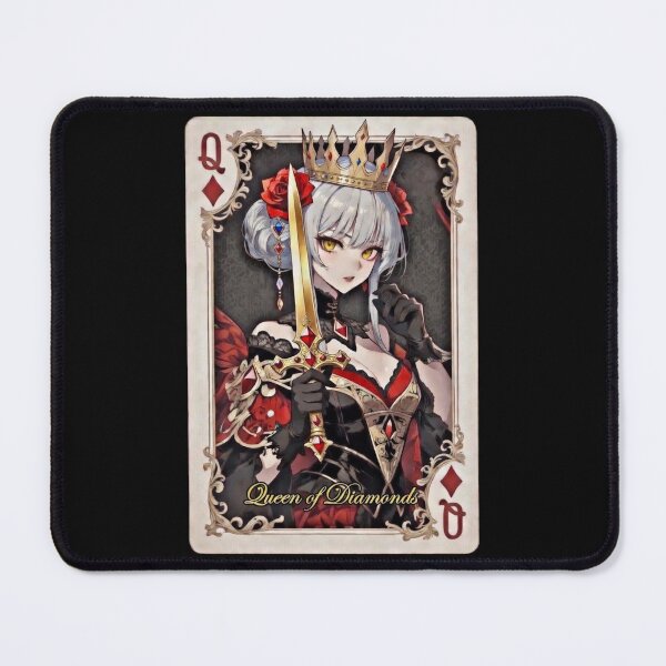 Item preview, Queen of Diamonds card designed and sold by BoopsShop.