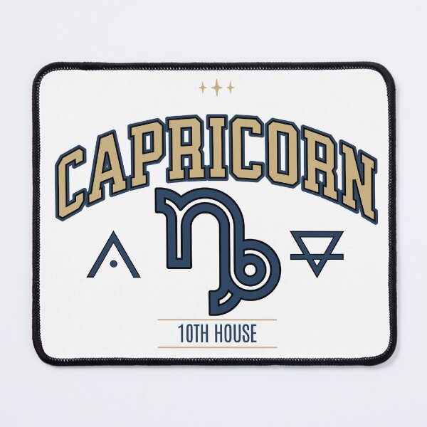 Item preview, Capricorn Varsity Print - 10th House of the Zodiac designed and sold by ShopStellar.