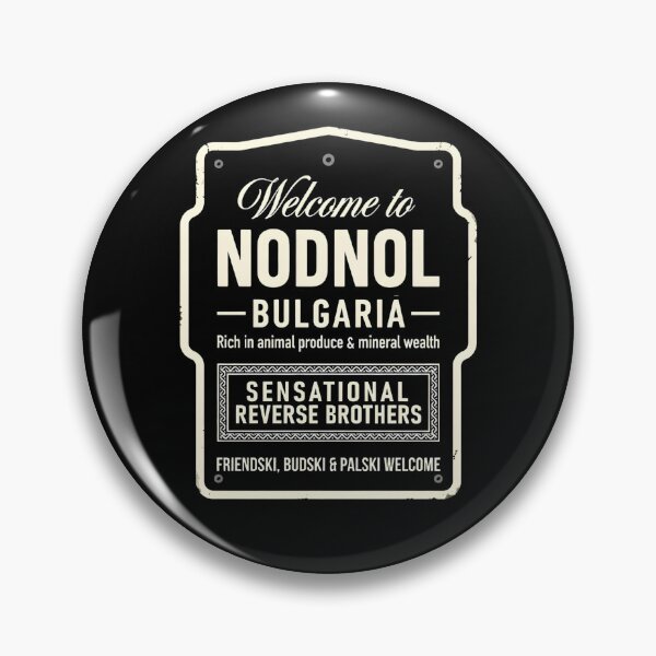 Item preview, Red Dwarf Nodnol Bulgaria Vintage Style Retro Sign designed and sold by TshirtsOnline-.