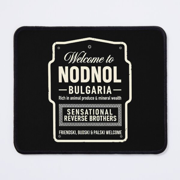 Item preview, Red Dwarf Nodnol Bulgaria Vintage Style Retro Sign designed and sold by TshirtsOnline-.