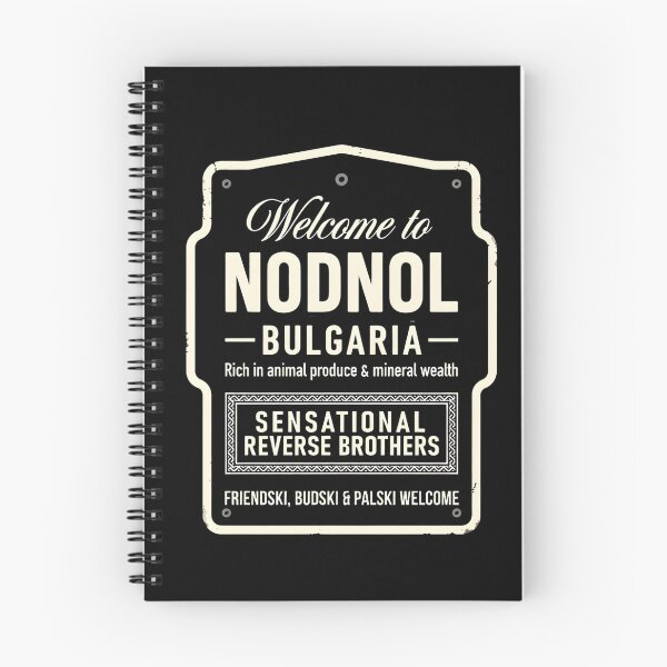 Item preview, Red Dwarf Nodnol Bulgaria Vintage Style Retro Sign designed and sold by TshirtsOnline-.