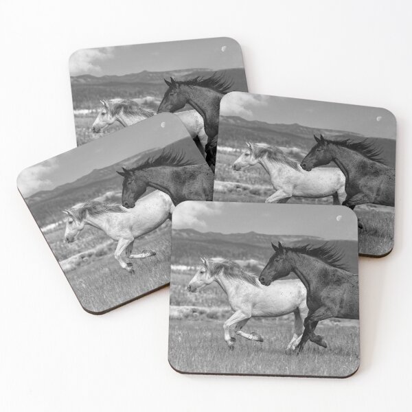 Item preview, Galloping Through The Scenery In Black And White designed and sold by Kay Brewer.