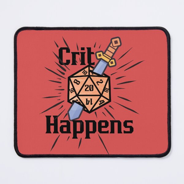 Item preview, CRIT HAPPENS ! designed and sold by TiemiNeko.