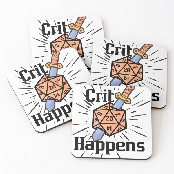 Item preview, CRIT HAPPENS ! designed and sold by TiemiNeko.