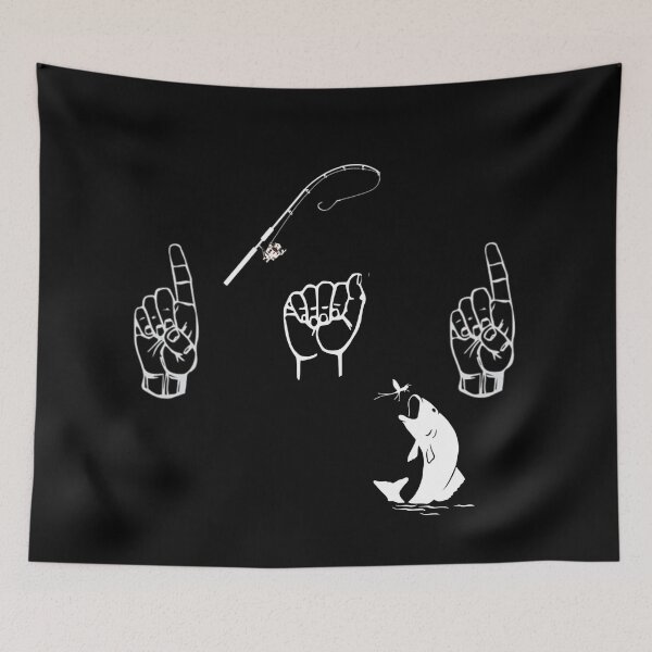 Item preview, ASL Graphic Design: Dad Fishing designed and sold by BBsGifts.