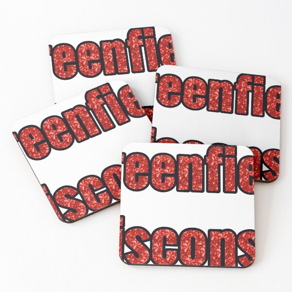 Item preview, Greenfield Wisconsin City Name With Red Rhinestone designed and sold by TheIconSmith.