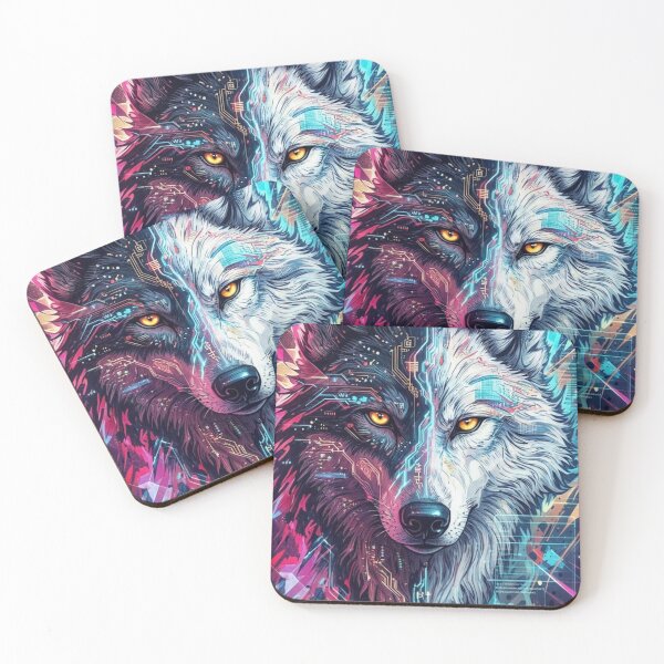 Artikelvorschau, KI-Wolf entworfen und verkauft von TREND DESIGN SHOP.