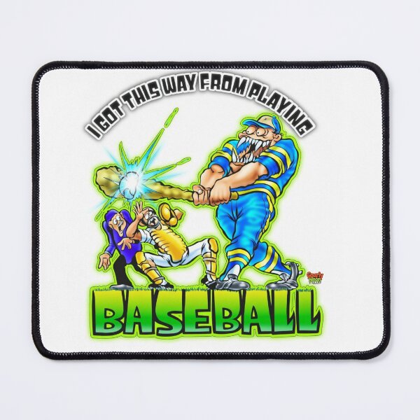 Item preview, I Got This Way Playing Baseball designed and sold by GnarlyNeon.