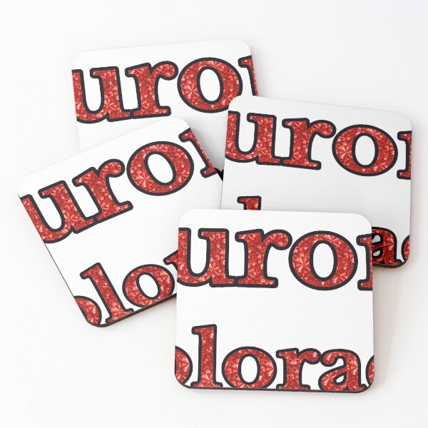 Item preview, Aurora Colorado City Name With Red Rhinestone designed and sold by TheIconSmith.