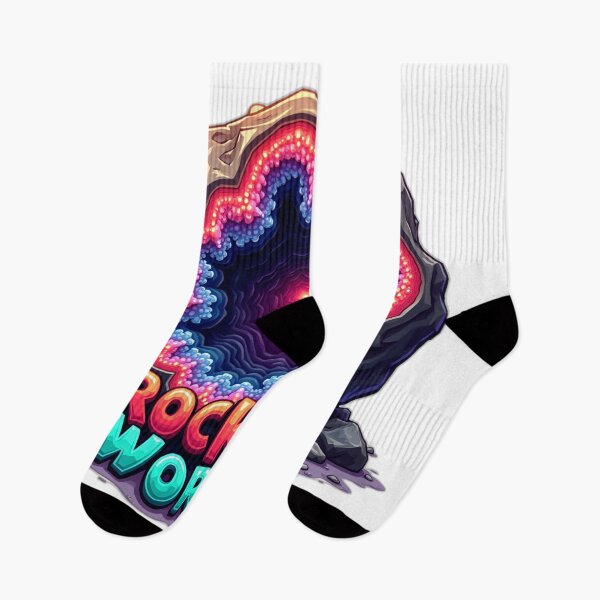 Item preview, rock my world colorful typographical geological design designed and sold by SmashingDeals.