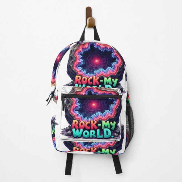 Item preview, rock my world colorful typographical geological design designed and sold by SmashingDeals.