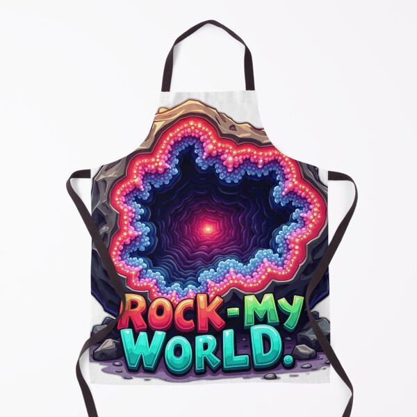 Item preview, rock my world colorful typographical geological design designed and sold by SmashingDeals.