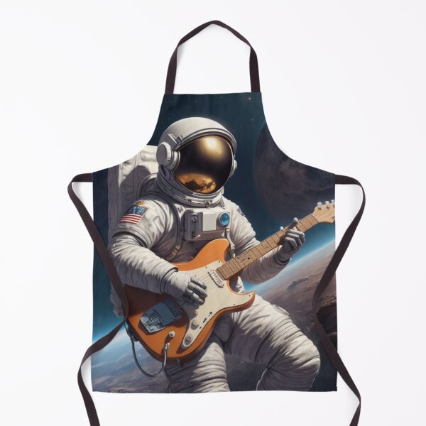 Item preview, Cosmic Riffs – Astronaut Shredding Guitar Above Earth designed and sold by GenesisArtis.