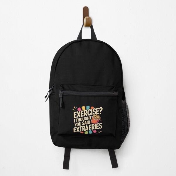 Item preview, Exercise I Thought You Said Extra Fries Funny Food Humor designed and sold by MagicSD Designs.