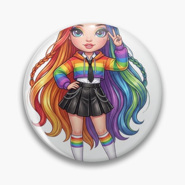 Item preview, Rainbow High Cute Collection Art designed and sold by ErdinaStudio.