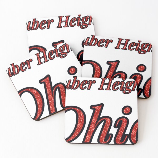Item preview, Huber Heights Ohio City Name With Red Rhinestone designed and sold by TheIconSmith.