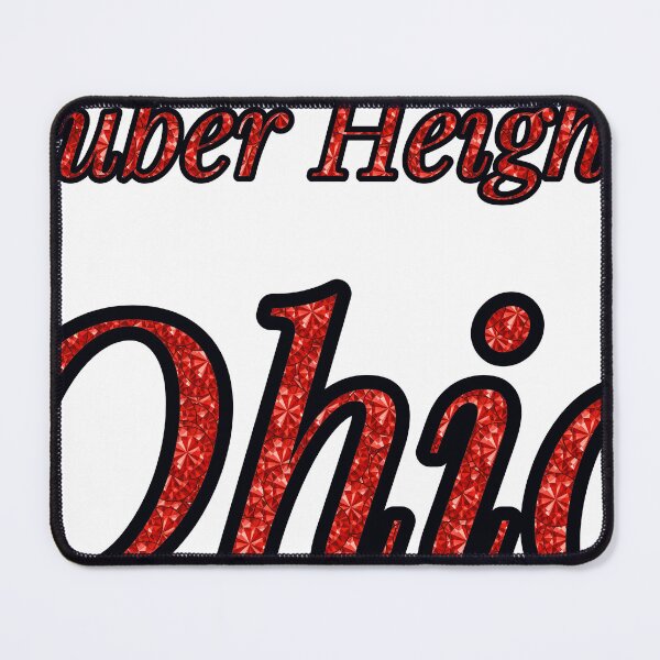 Item preview, Huber Heights Ohio City Name With Red Rhinestone designed and sold by TheIconSmith.