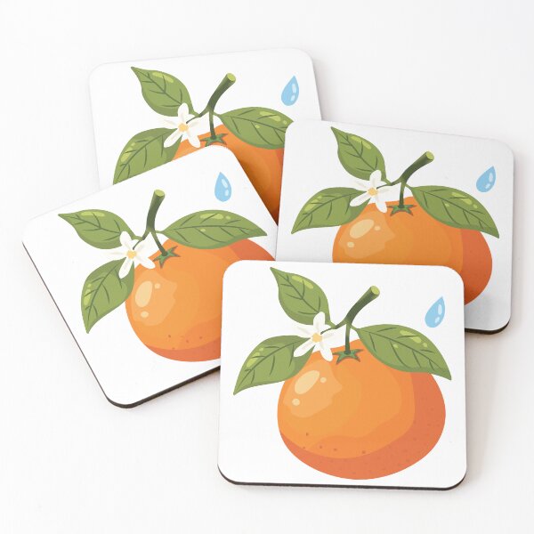 Item preview, Orange Branch Blossom Illustration designed and sold by BetweenForms.
