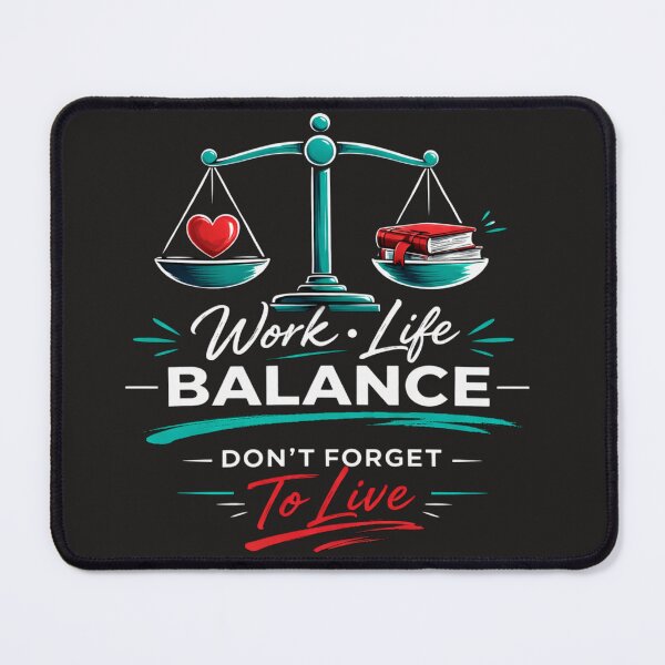 Item preview, Don’t Forget to Live – Minimalist Work-Life Balance Design designed and sold by Be-You-Vibes.