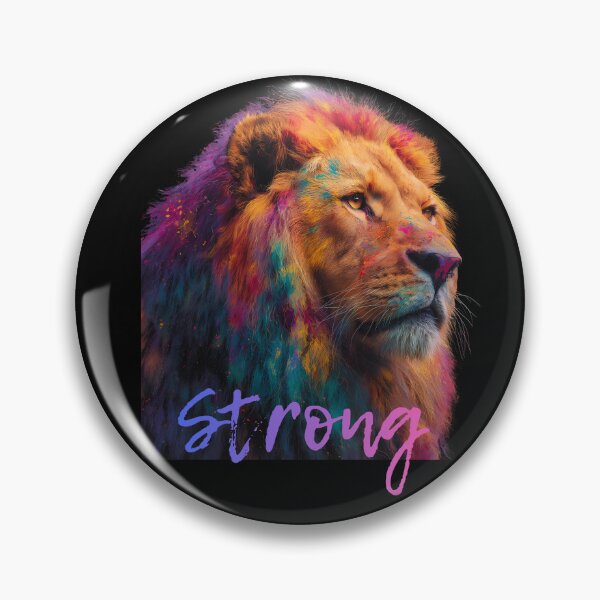 Item preview, Strong Leo Animal Nature Oryginal Design Art designed and sold by NK Design Lab.