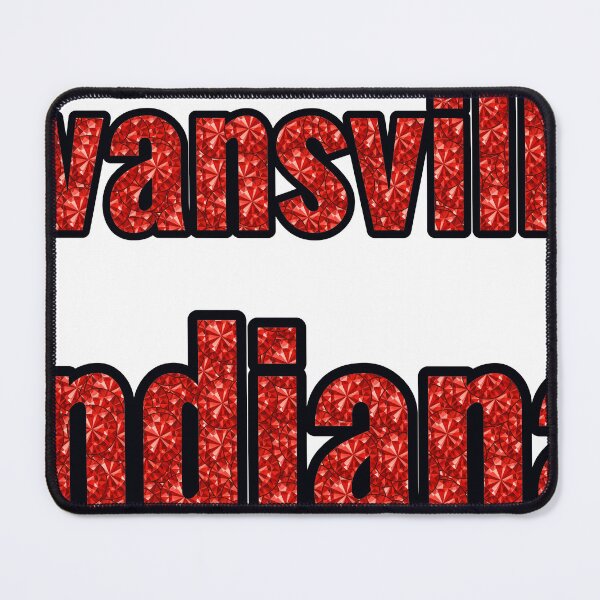 Item preview, Evansville Indiana City Name With Red Rhinestone designed and sold by TheIconSmith.