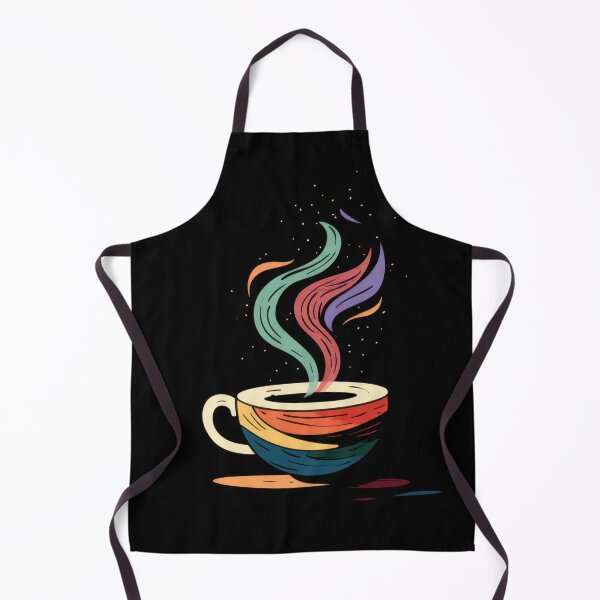Item preview, Colorful cup with rising steam designed and sold by anytka.