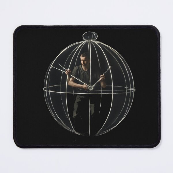 Item preview, Prisoner of Time | Surreal Clock Cage Art designed and sold by MouradStudio.