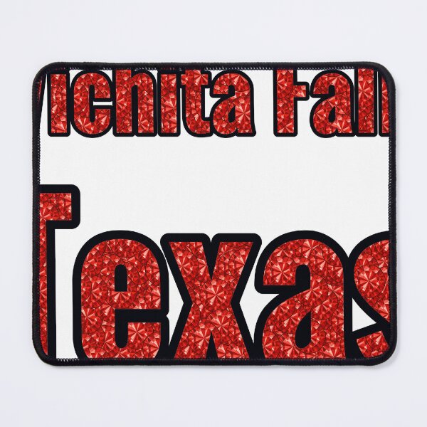 Item preview, Wichita Falls Texas City Name With Red Rhinestone designed and sold by TheIconSmith.
